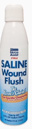 Wound Wash Nurse Assist 7.1 oz. Spray Can 0.9% Sodium Chloride (1/EA 12/CS) by Nurse Assist  ID 6507